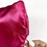 PINK Satin Pillowcase Queen Size Zipper | Soulta - Image 3