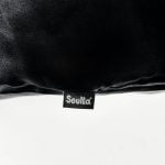 BLACK Satin Pillowcase Queen Size Zipper | Soulta - Image 4