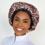 Leopard - Satin Bonnet - Adjustable | Soulta