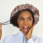 Leopard - Satin Bonnet - Adjustable | Soulta - Image 2