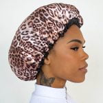 Leopard - Satin Bonnet - Adjustable | Soulta - Image 3