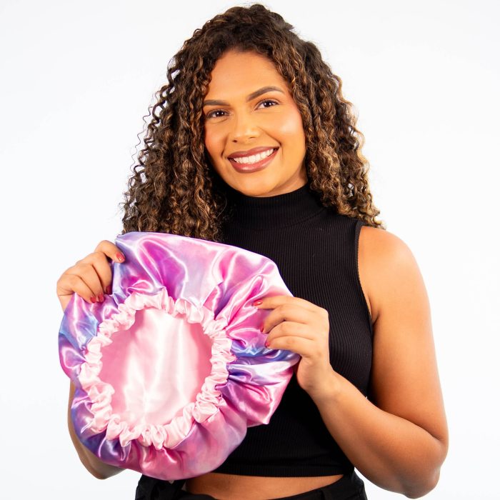 Tie Dye - Satin Bonnet - Adjustable M | Soulta - Image 4