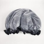 Shower and Deep Conditioning Cap | Waterproof with Satin Lining | Soulta | Black - Image 3